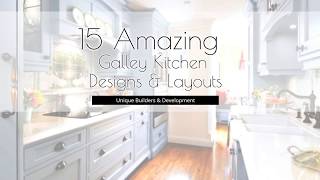 15 Amazing Galley Kitchen Designs amp Layouts [upl. by Liu745]