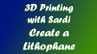 3D Printing  Create a Lithophane with Blender and a 3D Printer [upl. by Ecienal]