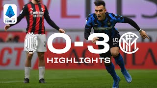 AC MILAN 03 INTER  HIGHLIGHTS  SERIE A 2021  LuLa turns Milano Nerazzurra ✌🏻⚫🔵 [upl. by Olgnaed]