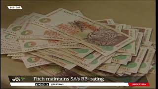 Credit Rating  Fitch maintains SA’s credit rating at BB with stable outlook [upl. by Clarie969]