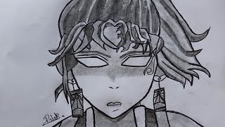 How To Draw Yoriichi Tsugikuni Demon Slayer Kimetsu No Yaiba [upl. by Rhynd]