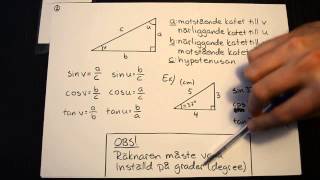 Trigonometri 1 Grunderna [upl. by Helms]