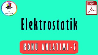 Elektrostatik Konu Anlatımı 2  PDF  TYT Fizik 2022 [upl. by Raskind]