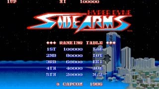 Side Arms  Hyper Dyne Part 1 of 4 1986 Capcom Mame Retro Arcade Games [upl. by Atiz]