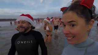 Porthcawl Christmas Day Swim 2022 [upl. by Notlit]