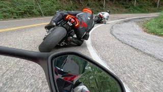 Chasing Two Fast Ducati Superbikes😈V4sp amp 1199 [upl. by Gow]