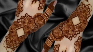 Stylish amp Attractive Back Hand Mehndi Designs ll Easy Latest Arabic Mehndi Design l New Henna Design [upl. by Regine]