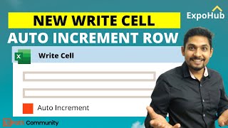 How to Use UiPath Write Cell Auto Increment Row Feature [upl. by Kean]