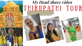 Most Requested My Head Shave Video  Thirupathi Tour with Family  Wayto Women Walk [upl. by Gonsalve115]