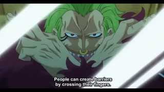 Bartolomeo shows his Devil Fruit Ability  Barrier Barrier Fruit [upl. by Luehrmann]