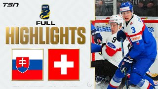 Slovakia vs Switzerland FULL HIGHLIGHTS  2024 World Junior Championship [upl. by Hurty110]