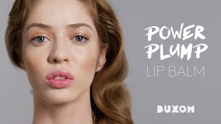 BUXOM PowerFull Plump Lip Balm Tutorial  BUXOM Cosmetics [upl. by Wilde94]