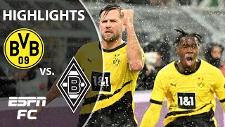 Borussia Dortmund vs Borussia Mönchengladbach  Bundesliga Highlights  ESPN FC [upl. by Atoel166]