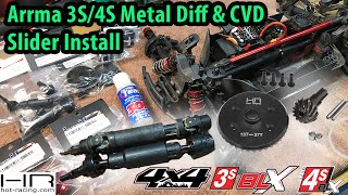 Arrma 3S4S Metal Diffs amp CVD Sliders ATF9337 ATF11A01 AR310870 GraniteSentonTyphonKratonOutcast [upl. by Hestia166]