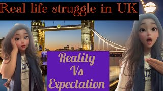 Real life struggle in UK for international students Reality vs Exception🇬🇧 [upl. by Irpak]