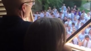 Students Sing Amazing Grace To Teacher Battling Cancer This is one of most beautiful things we ha [upl. by Mushro396]