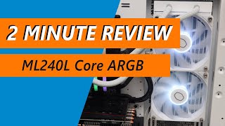 Why the Cooler Master MasterLiquid 240L Core ARGB is positively basic  Review [upl. by Stephania]