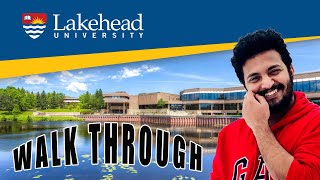 Lakehead University Thunder Bay walk through [upl. by Neile826]