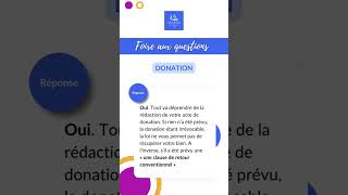 FAQ Donation à un descendant décédé prématurément qui récupère le bien immobilier [upl. by Atirehs]