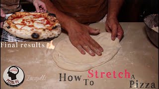 HOW TO STRETCH A REAL PIZZA “Slap Technique” [upl. by Nodnas]