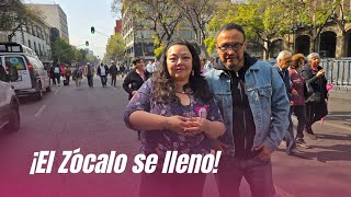 ¡El Zócalo se llenó [upl. by Anoyek]