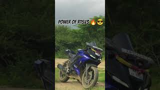 Power of r15v3🔥😎 shorts ytshorts yamahar15 [upl. by Enihpets391]