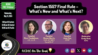 OTR07 Section 1557 Final Rule NCIHC Webinar [upl. by Aisirtap]