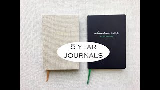 5 YEAR JOURNALS  Unbound amp Leuchtturm [upl. by Sumner]