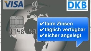 DKB Tagesgeld auf Visa Card ► so funktioniert es [upl. by Inilahs666]