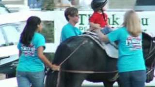 Hippotherapy Demonstration  BBQ 2009 [upl. by Noelopan612]