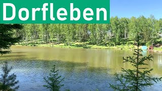 Lockeres Geplauder am Teich Dorfleben in Sibirien Russland [upl. by Anelrihs538]