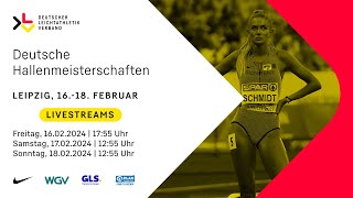 LeichtathletikHallenDM 2024 Leipzig  Livestream  Freitag [upl. by Ellek757]