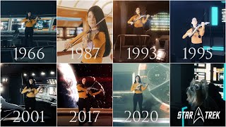 Evolution of Star Trek Series Music Theme 19662020  VioDance Violin Cover [upl. by Aihtnyc620]