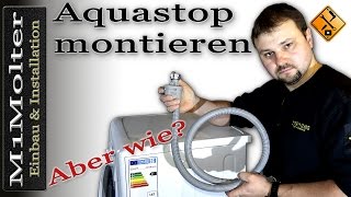 Aquastopschlauch Montieren  Anschließen von M1Molter [upl. by Bettencourt376]