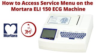 How to Access the Service Menu on the Mortara ELI 150250 ECG Machine [upl. by Oremar959]