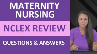 Maternity Nursing NCLEX Review Questions and Answers [upl. by Cosme]