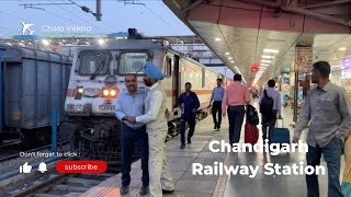 Chandigarh Railway Station Scene  India  98 [upl. by Nuris]