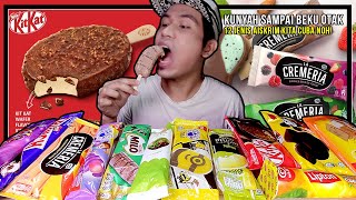 BEKUKAN OTAK KUNYAH 12X JENIS AISKRIM BERBEZA  ASMR MUKBANG [upl. by Reitman786]