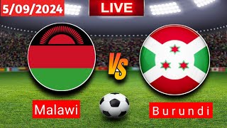 Malawi Vs Burundi  CAF Africa Cup of Nations Live Match Score [upl. by Mensch]