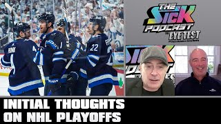 Initial Thoughts On NHL Playoffs Ruff To Sabres amp More  The Sick Podcast  The Eye Test April 22 [upl. by Jone]