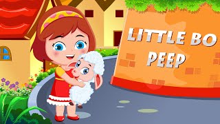 Little Bo Peep Song  FlickBox Nursery Rhymes and Kids Songs  Lost Her Sheep [upl. by Attenor]