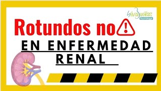 los Rotundos no en enfermedad renal crónica [upl. by Airrehs226]