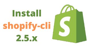 How to Install Shopify CLI on Windows 10 [upl. by Baxter]