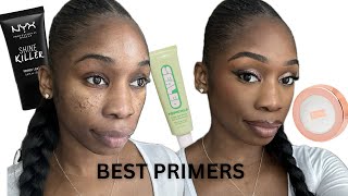 BEST PRIMERS FOR PITTED ACNE SCARSATROPHIC SCARRINGUNEVEN TEXTURED SKIN [upl. by Arahk871]