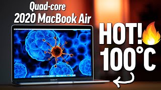 2020 MacBook Air Benchmarks amp Thermal Throttling Tested [upl. by Felise]