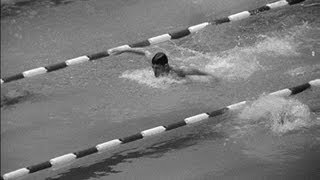 Mark Spitz Finishes Last In The 200m Butterfly  Mexico 1968 Olympics [upl. by Aelegna]