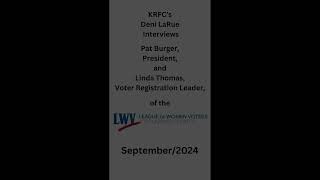 KRFC Interviews LWVLarimer County President and Voter Registration Lead [upl. by Raybourne]