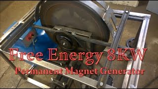 Generator PMG Perpetuum Mobile Free Energy 8KW Test1 [upl. by Jacie478]