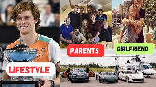 Andrey Rublev Lifestyle  Income Family Cars Girlfriend House Age Tennis champion Net Worth [upl. by Linneman]