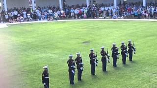 Marine Corps 21 shot salute [upl. by Aynad]